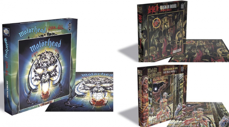 Resultado de imagem para Iron Maiden, Slayer, Judas Priest e Motörhead ganham versão em quebra-cabeças