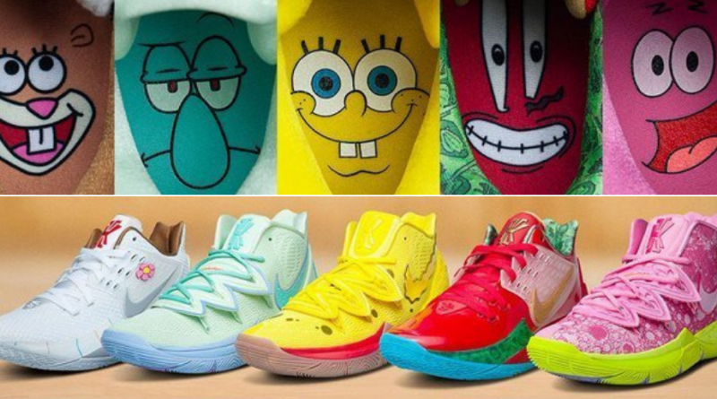 Nike Kyrie 5 Spongebob Patrick size 37 44 Premium Quality